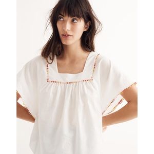 Madewell | women’s pom pom butterfly top